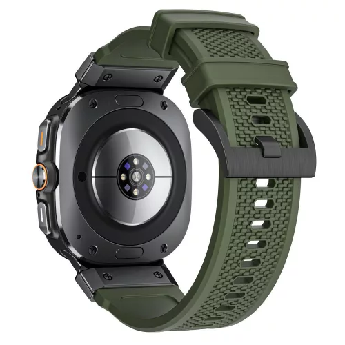Techsuit - Watchband (W068) - Samsung Galaxy Watch Ultra 47mm / Watch Ultra 2 - Green / Black