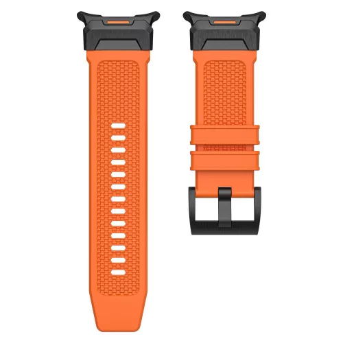 Techsuit - Watchband (W068) - Samsung Galaxy Watch Ultra 47mm / Watch Ultra 2 - Orange / Black