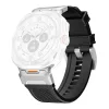 Techsuit - Watchband (W068) - Samsung Galaxy Watch Ultra 47mm / Watch Ultra 2 - Black / Silver