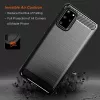Techsuit - Carbon szilikon tok - Samsung Galaxy S20 Plus 4G / S20 Plus 5G - Fekete