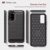 Techsuit - Carbon szilikon tok - Samsung Galaxy S20 4G / S20 5G - Fekete