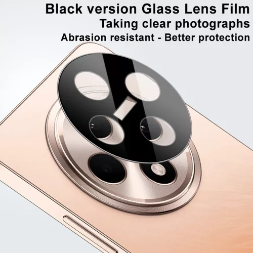 Techsuit - Full Camera - Kameravédő üvegfólia - Oppo Reno 12 F 4G / Reno 12 F 5G / Reno 12 FS 4G / Reno 12 FS 5G - Fekete