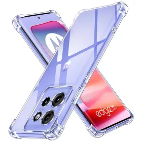   Techsuit - Shockproof Átlátszó Ütésálló Szilikon tok - Motorola Edge 50 Neo / Edge 60 Neo / Motorola ThinkPhone 25 - Átlátszó