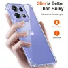 Techsuit - Shockproof Átlátszó Ütésálló Szilikon tok - Motorola Edge 50 Neo / Edge 60 Neo / Motorola ThinkPhone 25 - Átlátszó