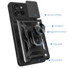 Techsuit - CamShield ütésálló tok - Motorola Edge 50 Neo / Edge 60 Neo / Motorola ThinkPhone 25 - Fekete