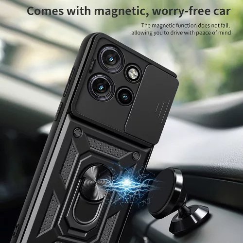 Techsuit - CamShield ütésálló tok - Motorola Edge 50 Neo / Edge 60 Neo / Motorola ThinkPhone 25 - Fekete