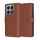 Techsuit - Leather Folio kinyitható tok - Xiaomi 14T Pro - Barna