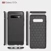 Techsuit - Carbon szilikon tok - Samsung Galaxy S10 Plus - Fekete