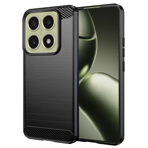 Techsuit - Carbon szilikon tok - Xiaomi 14T - Fekete