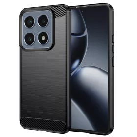 Techsuit - Carbon szilikon tok - Xiaomi 14T Pro - Fekete