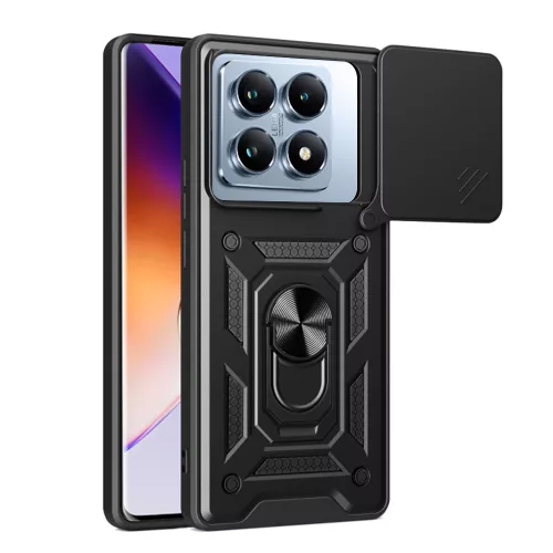 Techsuit - CamShield ütésálló tok - Xiaomi 14T Pro - Fekete