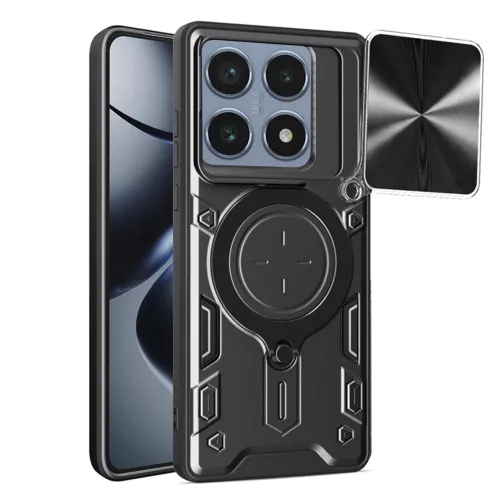Techsuit - CamGuard Pro ütésálló tok - Xiaomi 14T Pro - Fekete