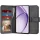 Techsuit - Diary Book kinyitható tok - Oppo A40 4G / A60 5G - Fekete