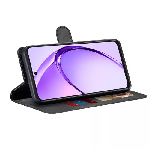 Techsuit - Diary Book kinyitható tok - Oppo A40 4G / A60 5G - Fekete