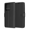 Techsuit - Leather Folio kinyitható tok - Oppo A40 4G / A60 5G - Fekete