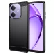 Techsuit - Carbon szilikon tok - Oppo A40 4G / A60 5G - Fekete