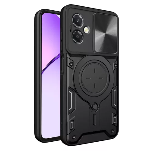 Techsuit - CamGuard Pro tok ütésálló tok - Oppo A40 4G / A60 5G - Fekete