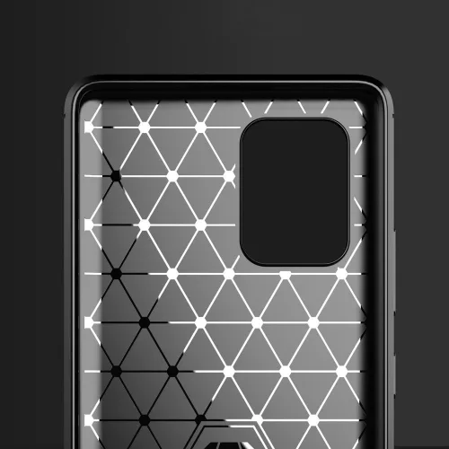Techsuit - Carbon szilikon tok - Samsung Galaxy S10 Lite - Fekete