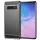 Techsuit - Carbon szilikon tok - Samsung Galaxy S10 - Fekete