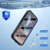 ShellBox - Vízálló tok (IP68 védelem) - iPhone 16 - Fekete