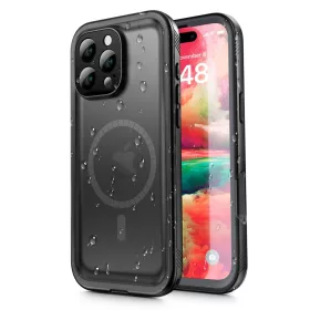   ShellBox - Vízálló tok (IP68 védelem) - iPhone 16 Pro - Fekete