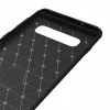 Techsuit - Carbon szilikon tok - Samsung Galaxy S10 - Fekete