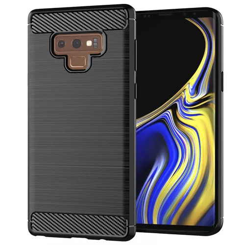 Techsuit - Carbon szilikon tok - Samsung Galaxy Note 9 - Fekete