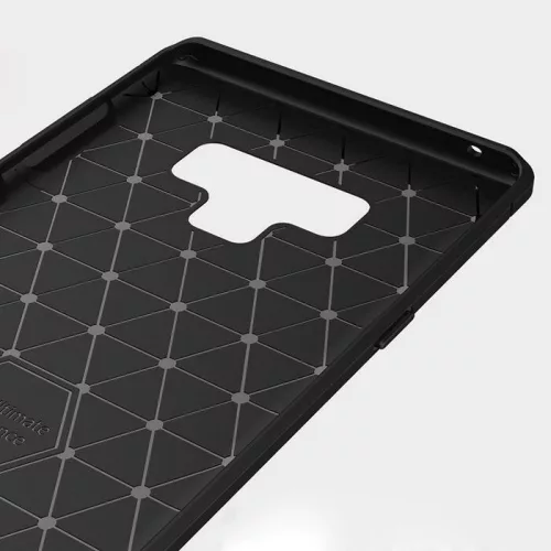 Techsuit - Carbon szilikon tok - Samsung Galaxy Note 9 - Fekete