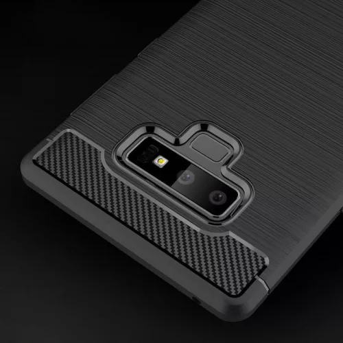 Techsuit - Carbon szilikon tok - Samsung Galaxy Note 9 - Fekete