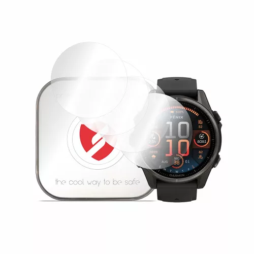 Smart Protection - Premium Classic (4 pack) - Garmin Fenix 8 47mm - Clear