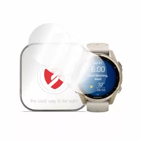   Smart Protection - Premium Classic (4 pack) - Garmin Fenix 8 43mm - Clear