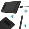 Techsuit - Carbon szilikon tok - Samsung Galaxy Note 8 - Fekete