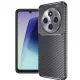 Techsuit - CarbonFiber szilikon tok - Xiaomi Redmi 14C / Poco C75 - Fekete