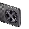 Techsuit - CarbonFiber szilikon tok - Xiaomi Redmi 14C / Poco C75 - Fekete