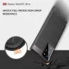 Techsuit - Carbon szilikon tok - Samsung Galaxy Note 20 Ultra / Note 20 Ultra 5G - Fekete
