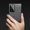 Techsuit - Carbon szilikon tok - Samsung Galaxy Note 20 Ultra / Note 20 Ultra 5G - Fekete