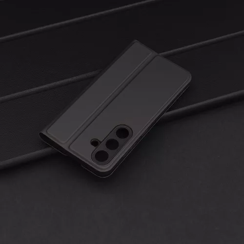 Techsuit - Magskin Book - Samsung Galaxy S25 - Black