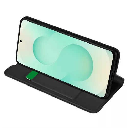 Techsuit - Magskin Book kinyitható tok - Samsung Galaxy S25 Plus - Fekete