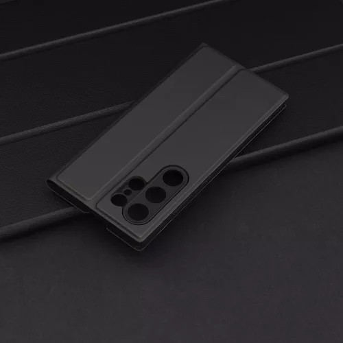 Techsuit - Magskin Book kinyitható tok - Samsung Galaxy S25 Ultra - Fekete