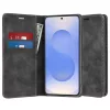 Techsuit - Confy Cover kinyitható tok - Samsung Galaxy S25 - Fekete