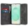 Techsuit - Confy Cover kinyitható tok - Samsung Galaxy S25 Plus - Fekete