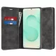 Techsuit - Confy Cover kinyitható tok - Samsung Galaxy S25 Plus - Fekete