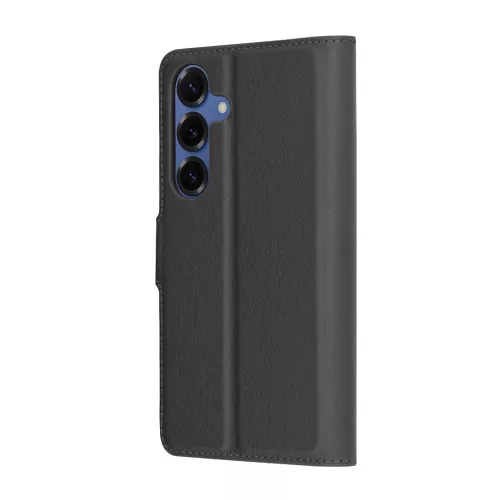 Techsuit - Leather Folio - Samsung Galaxy S25 - Black