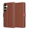 Techsuit - Leather Folio - Samsung Galaxy S25 Plus - Brown