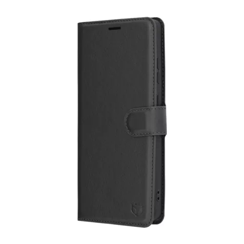 Techsuit - Leather Folio kinyitható tok - Samsung Galaxy S25 Ultra - Fekete