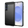 Techsuit - Carbon szilikon tok - Samsung Galaxy S25 - Fekete