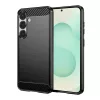 Techsuit - Carbon szilikon tok - Samsung Galaxy S25 Plus - Fekete