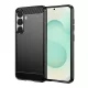 Techsuit - Carbon szilikon tok - Samsung Galaxy S25 Plus - Fekete