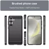 Techsuit - Carbon szilikon tok - Samsung Galaxy S25 Plus - Fekete
