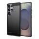 Techsuit - Carbon szilikon tok - Samsung Galaxy S25 Ultra - Fekete